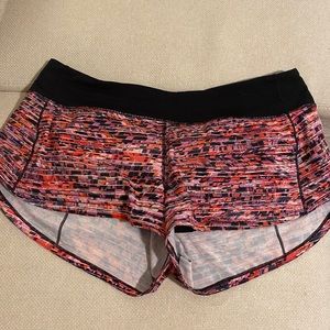 Multicolored lululemon shorts